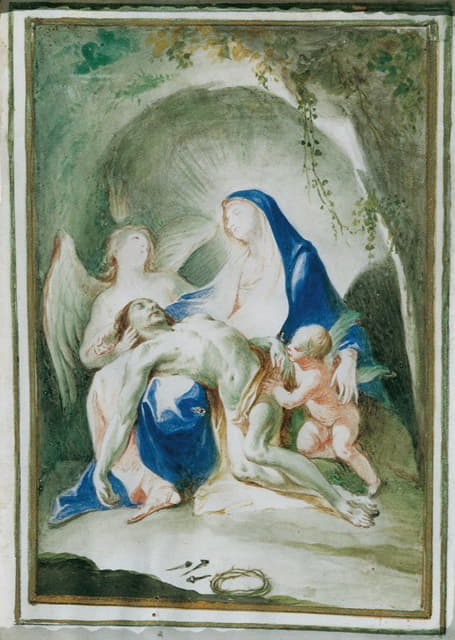 Joseph Winterhalder the younger - Maria mit dem Leichnam Christi