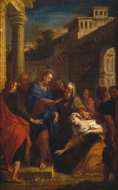 Louis de Boullogne the Younger - Le Christ et l’Hémorroïsse