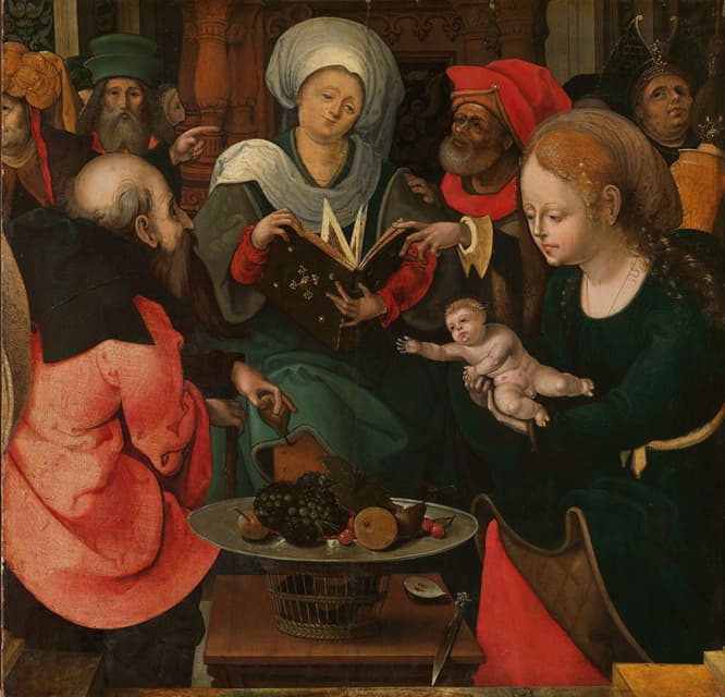 Master of the Lille Adoration - Holy Kinship