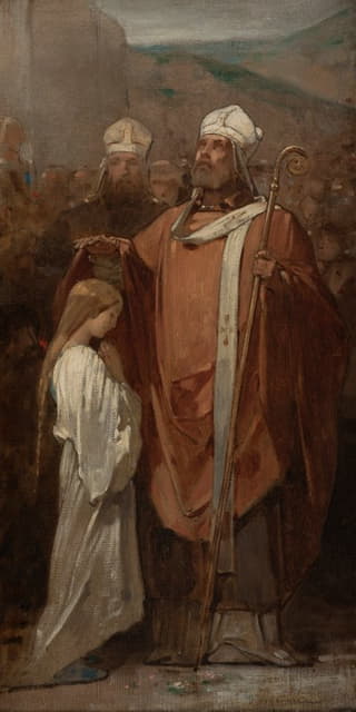 Eugène Médard - La Consécration de sainte Geneviève