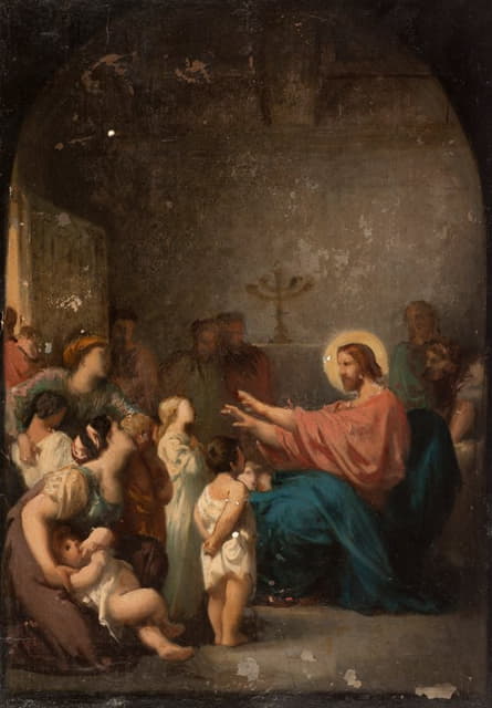 Felix-Henri Giacomotti - Jésus et les petits enfants