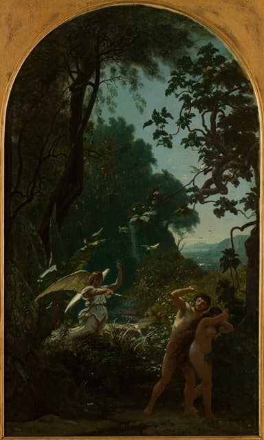 Francois-Louis Français - Adam et Eve chassés du paradis