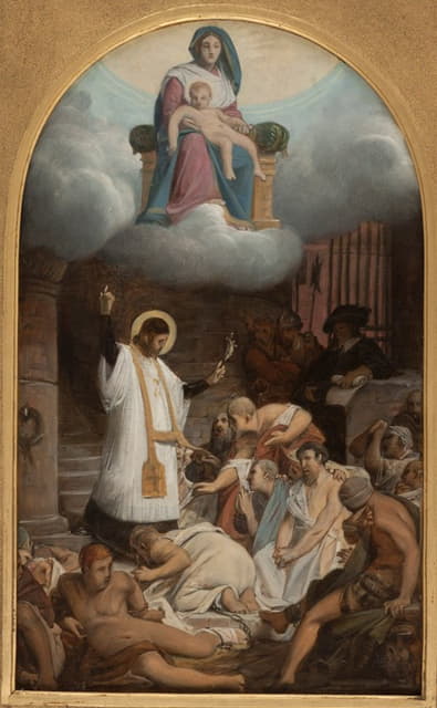 Jean Lecomte du Nouÿ - Saint Vincent de Paul ramenant les galériens à la foi