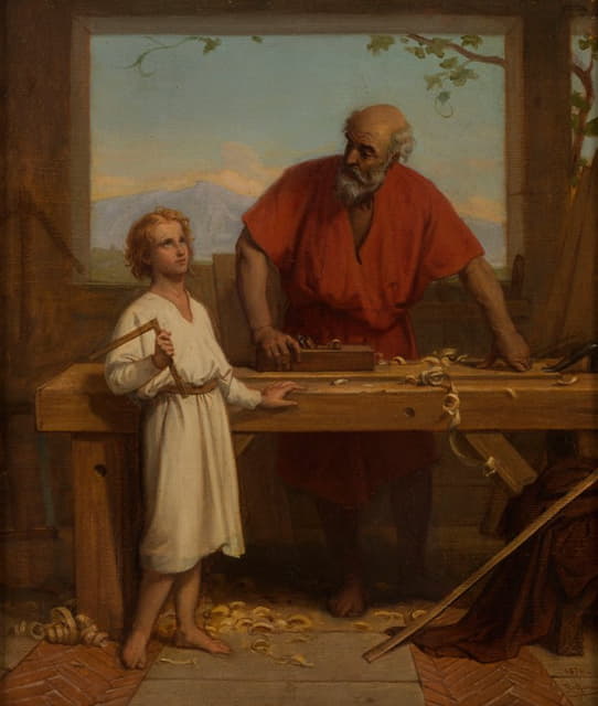 Jules Richomme - Saint Joseph et l’Enfant