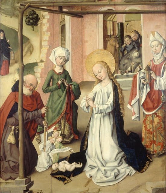 Master of the Saint Bartholomew Altarpiece - L’Adoration de l’Enfant