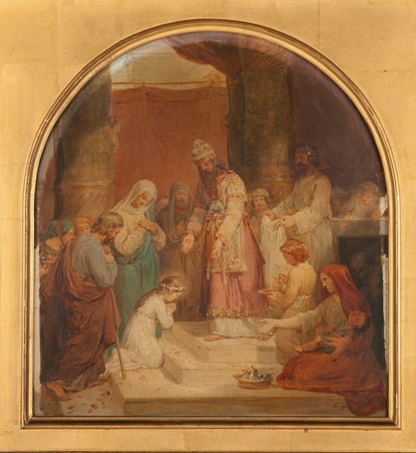 Nicolas Louis François Gosse - La Présentation de la Vierge au Temple