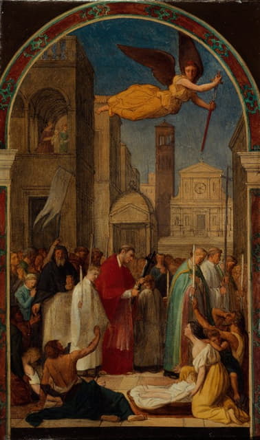 米兰瘟疫期间的圣查尔斯·博罗米游行