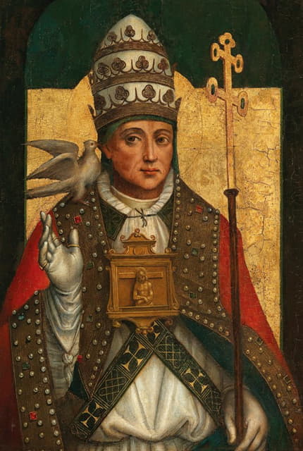 Defendente Ferrari - Saint Gregory the Great