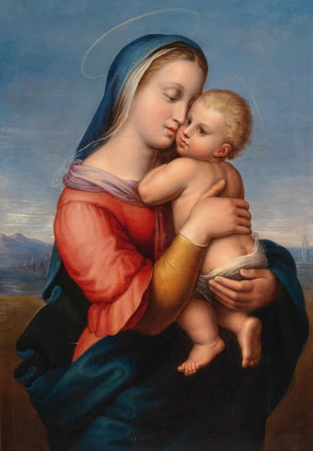 Giuseppe Mazzolini - Madonna Tempi, after Raphael