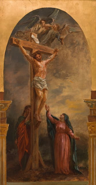 Louis-Antoine-Léon Riesener - Le Christ portant sa Croix