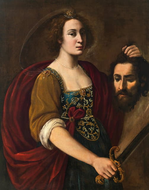 Piedmontese School - Judith with the head of Holofernes