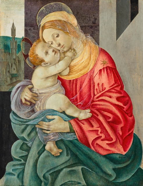 Workshop of Filippino Lippi - The Madonna and Child