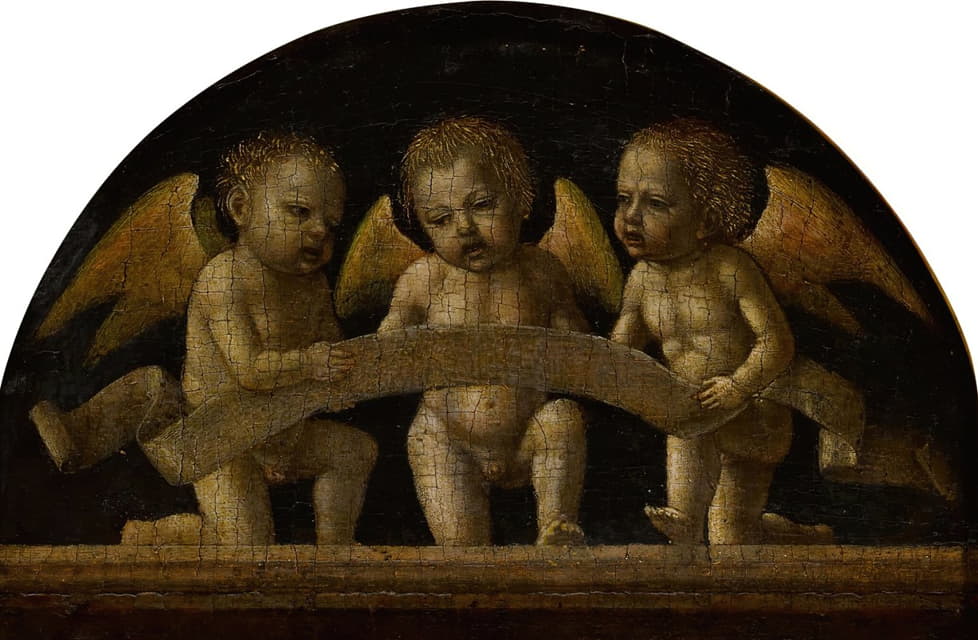 Bergognone - Three singing angels