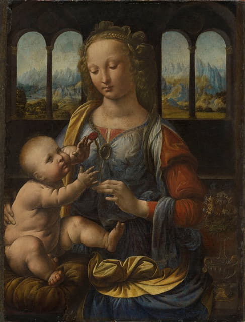 Leonardo da Vinci - Madonna of the Carnation