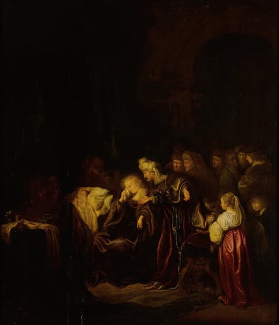 Salomon Koninck - David and Bathsheba mourning their dead son