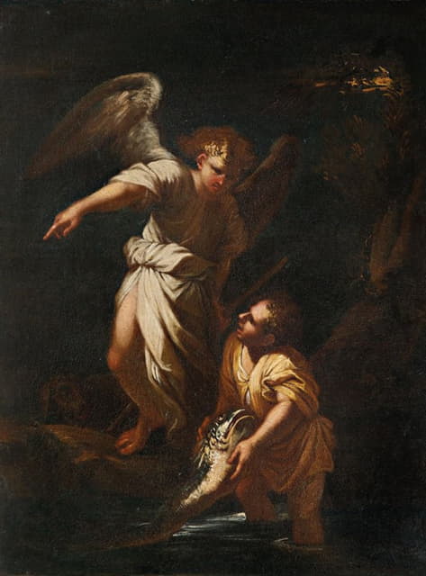 Salvator Rosa - Tobias and the Angel