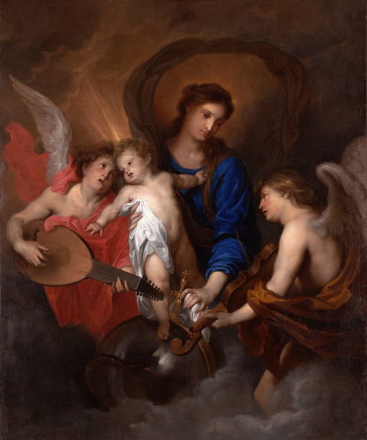 Anthony van Dyck - Virgin and Child with Music-Making Angels