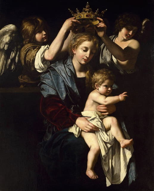 Bartolomeo Cavarozzi - Virgin and Child with Angels