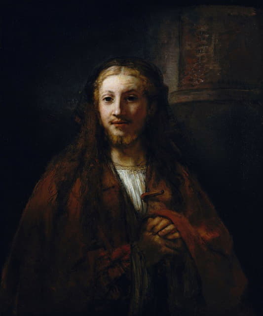 Follower of Rembrandt van Rijn - Christ with a Staff