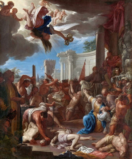 Francesco Trevisani - The Martyrdom of the Seven Sons of Saint Felicity