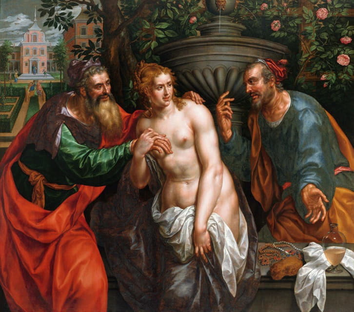 Hendrik de Clerck - Susanna and the Elders