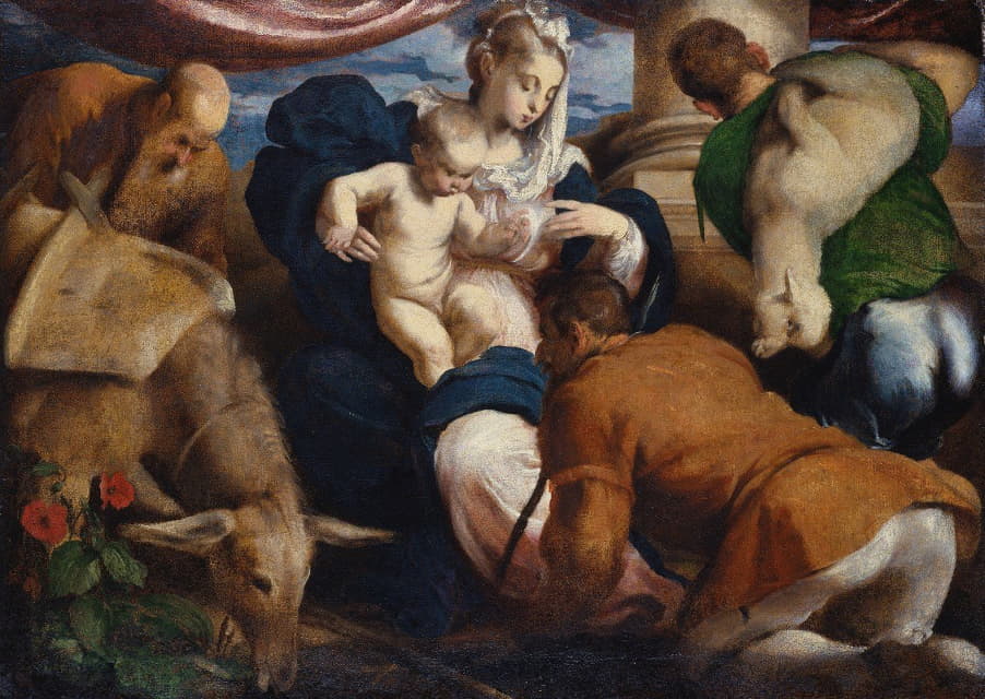 Jacopo Bassano - The Adoration of the Shepherds