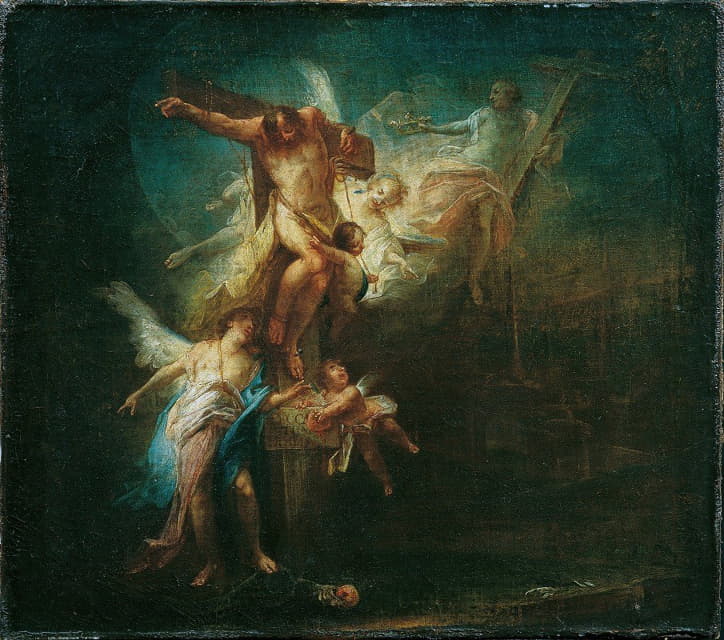 Johann Wolfgang Baumgartner - Christ takes the good thief to heaven