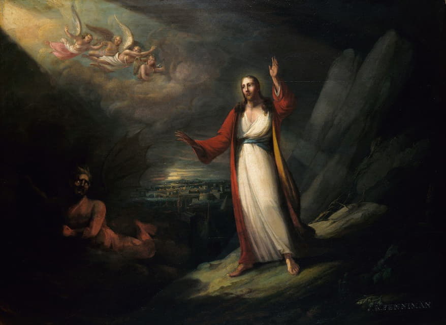 John Ritto Penniman - Christ Tempted by the Devil