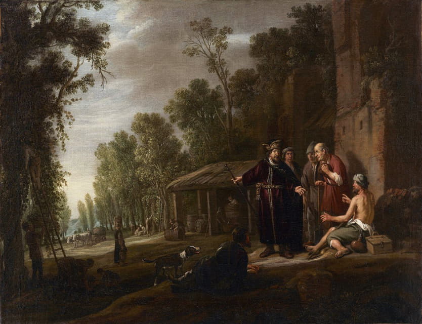 Claes Cornelisz. Moeyaert - The Parable of Workmen in the Vineyard