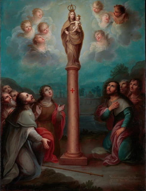 Nicolás Enríquez - The Apparition of the Virgin of El Pilar to St. James