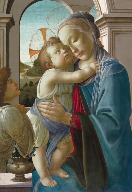 Sandro Botticelli - Virgin and Child with an Angel
