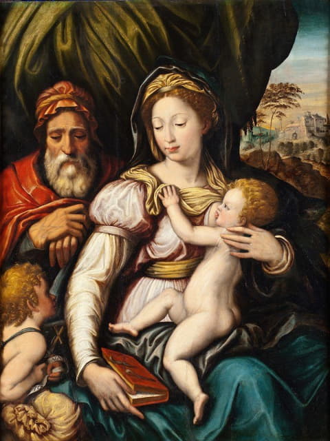 Anonymous - The Holy Family with the Infant St John