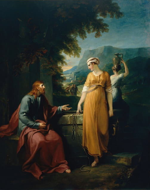 William Hamilton - Christ and the woman of Samaria