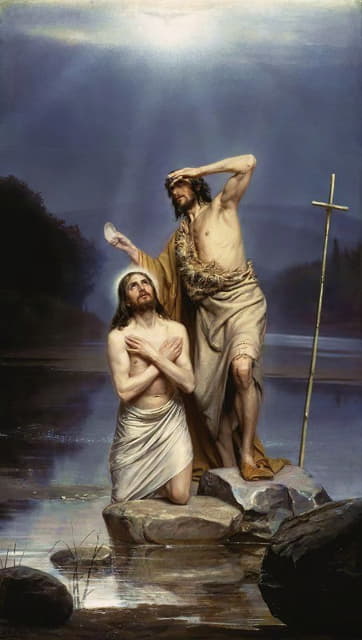 Carl Bloch - The Baptism of Christ