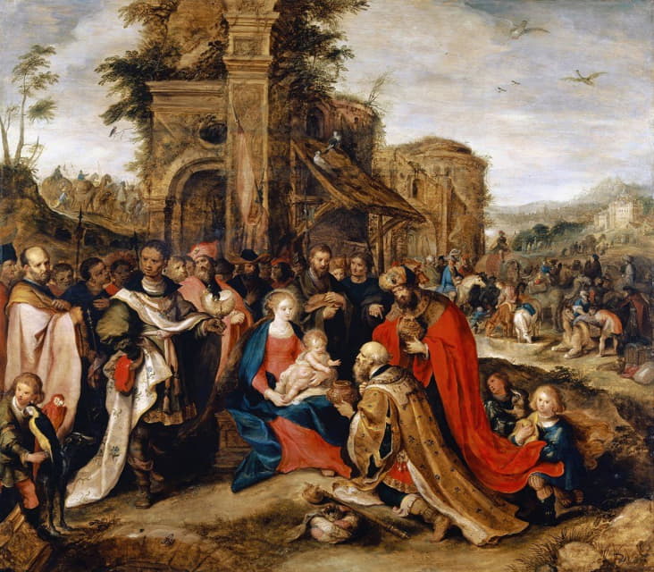 Frans Francken the Younger - The Adoration Of The Magi