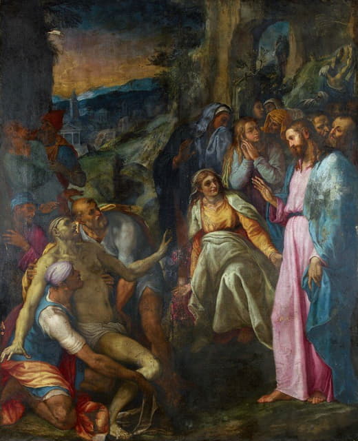 Giovanni Girolma Muziano - Raising Of Lazarus
