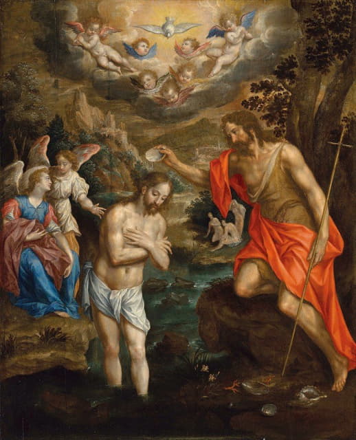 Hendrik de Clerck - The Baptism of Christ