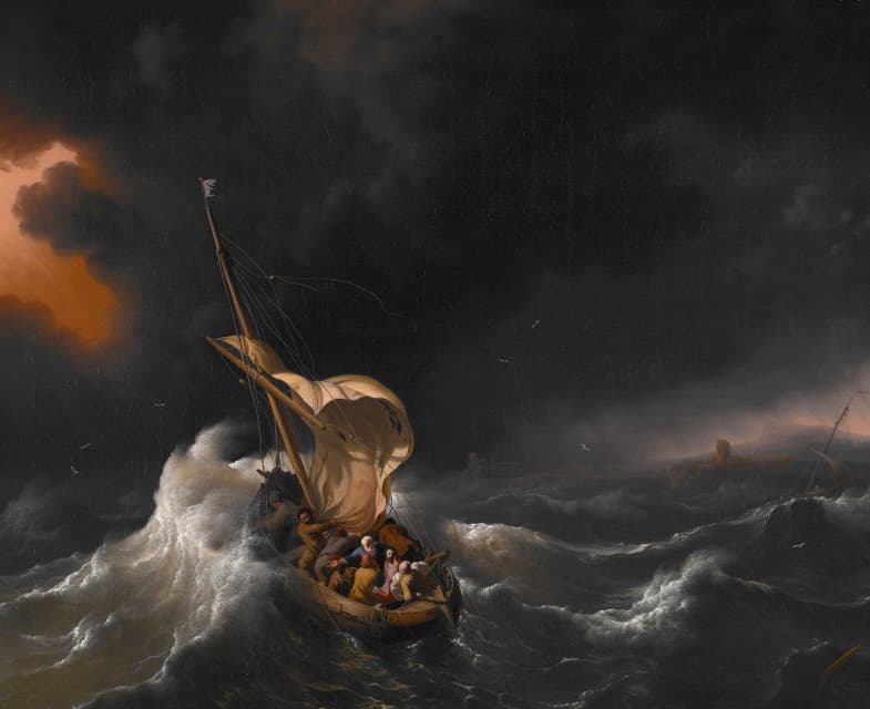 基督在加利利海上的风暴中