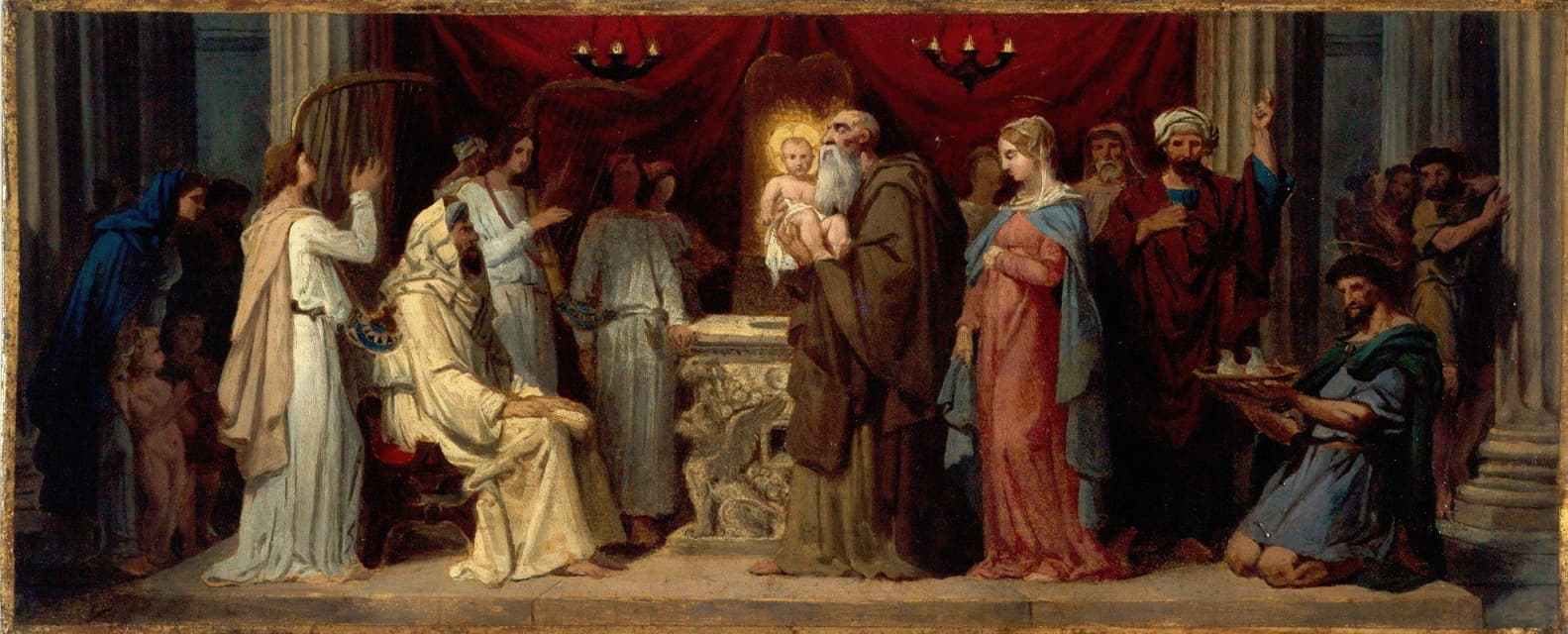 Merry-Joseph Blondel - Presentation Of Jesus In The Temple