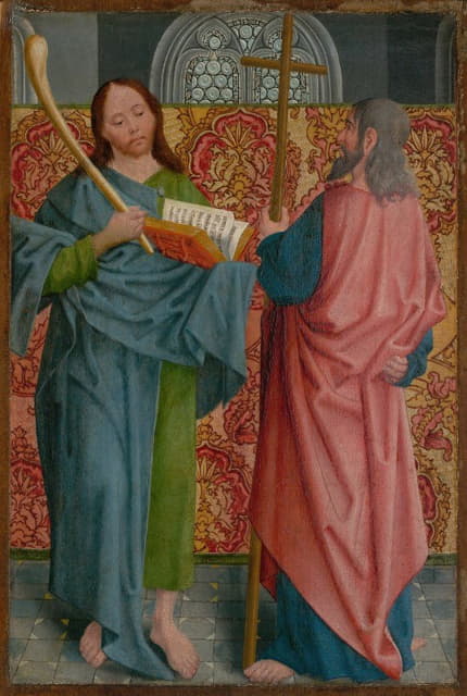 The Master of the Holy Kinship - Saints James the Lesser and Philip