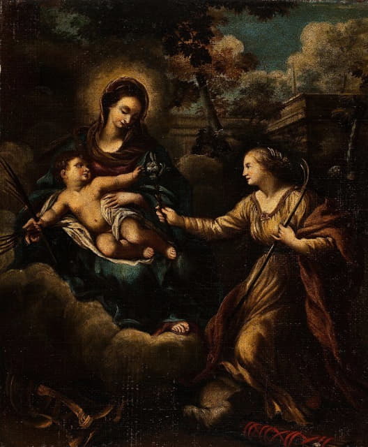 Anonymous - The Virgin And Child With St. Martha