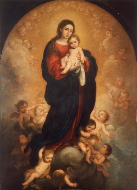 Bartolomé Estebán Murillo - Virgin And Child In Glory