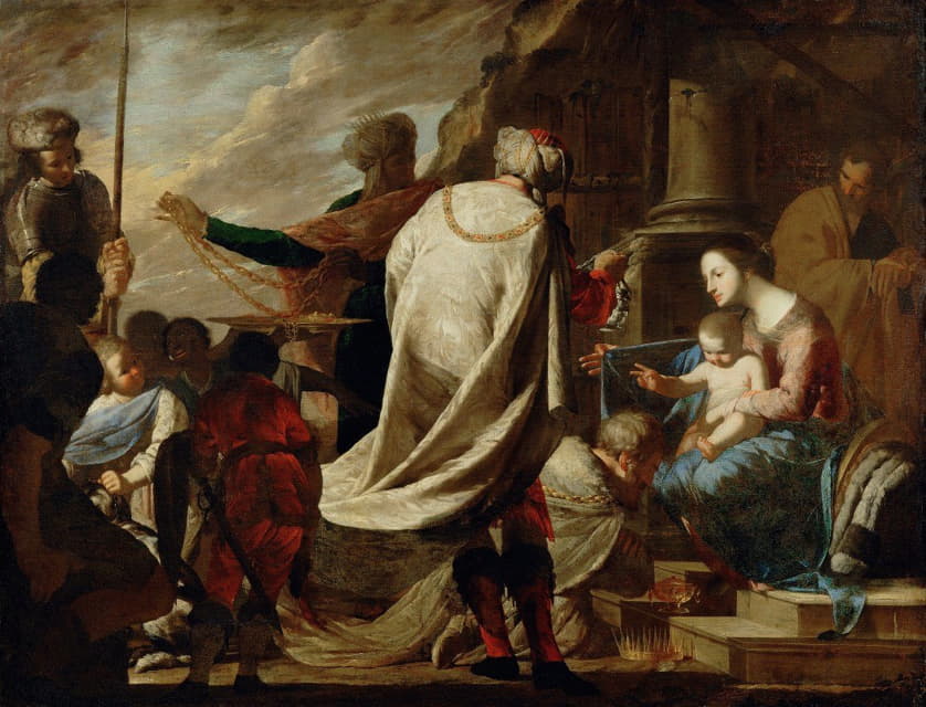 Bernardo Cavallino - Adoration Of The Magi