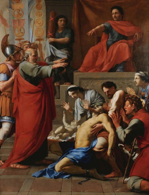 Eustache Le Sueur - Saint Paul Exorcizing A Possessed Man