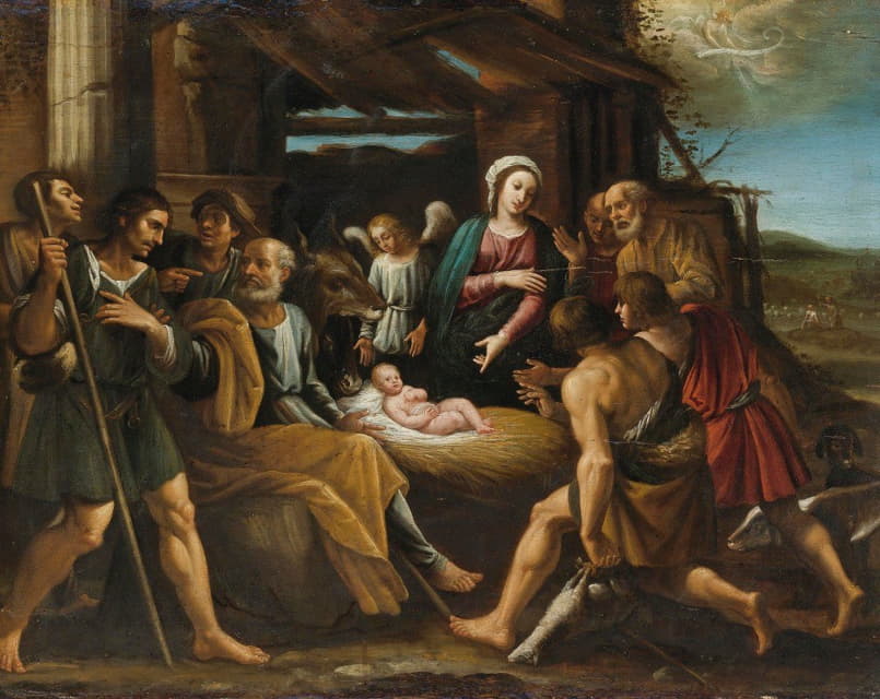 Giuseppe Vermiglio - The Adoration Of The Shepherds