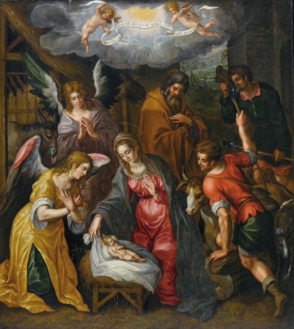 Hendrik de Clerck - The Nativity
