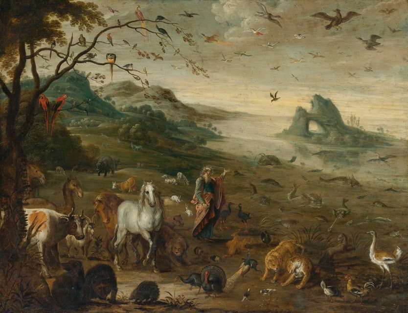 Isaac Van Oosten - God Creating The Animals Of The World
