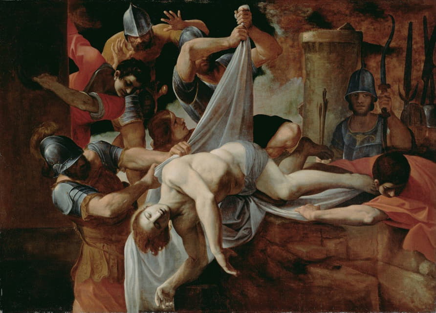 Ludovico Carracci - St. Sebastian Thrown Into The Cloaca Maxima