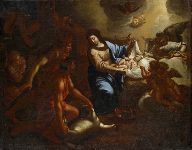 Carlo Maratti - Adoration of the Shepherds