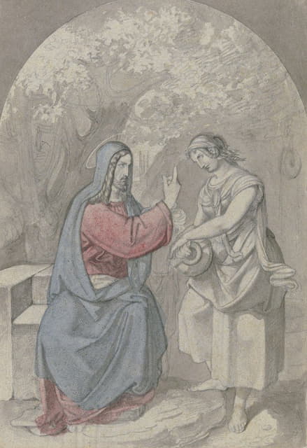 Ferdinand Fellner - Christ and the Samaritan woman at the well